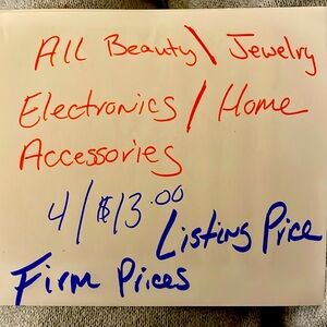 4 / $ 13.00
All Jewelry & Accessories Sale
Firm 🎉🎉